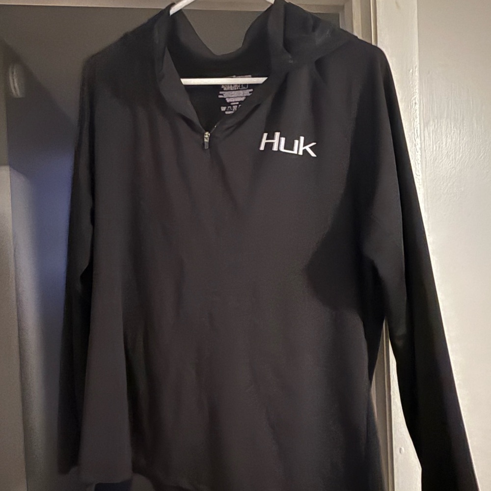 Huk Performance Black Hoodie